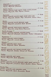 La Vecchia Pesa Luino menù-Pizze